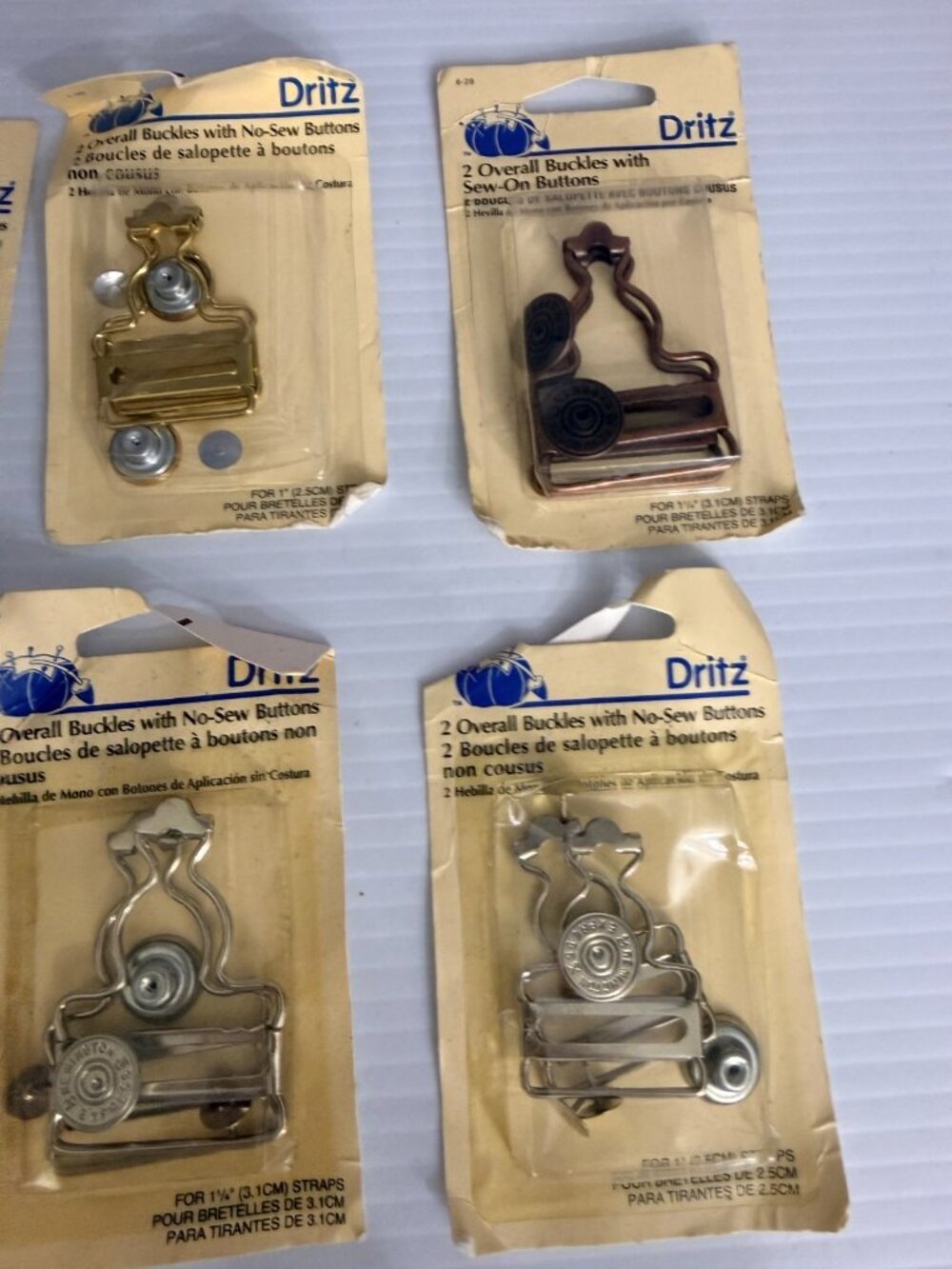 Lot of Dritz Sewing accessories Overall Buckles, Snap attacher, cover button - Picture 4 of 6